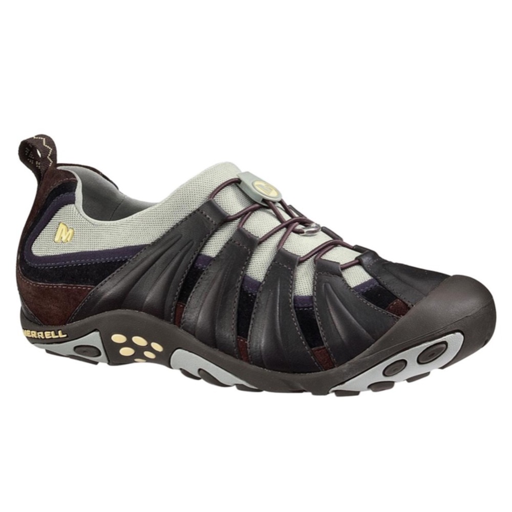 Merrell Caper Dune Slip-On Shoe in Dark Earth